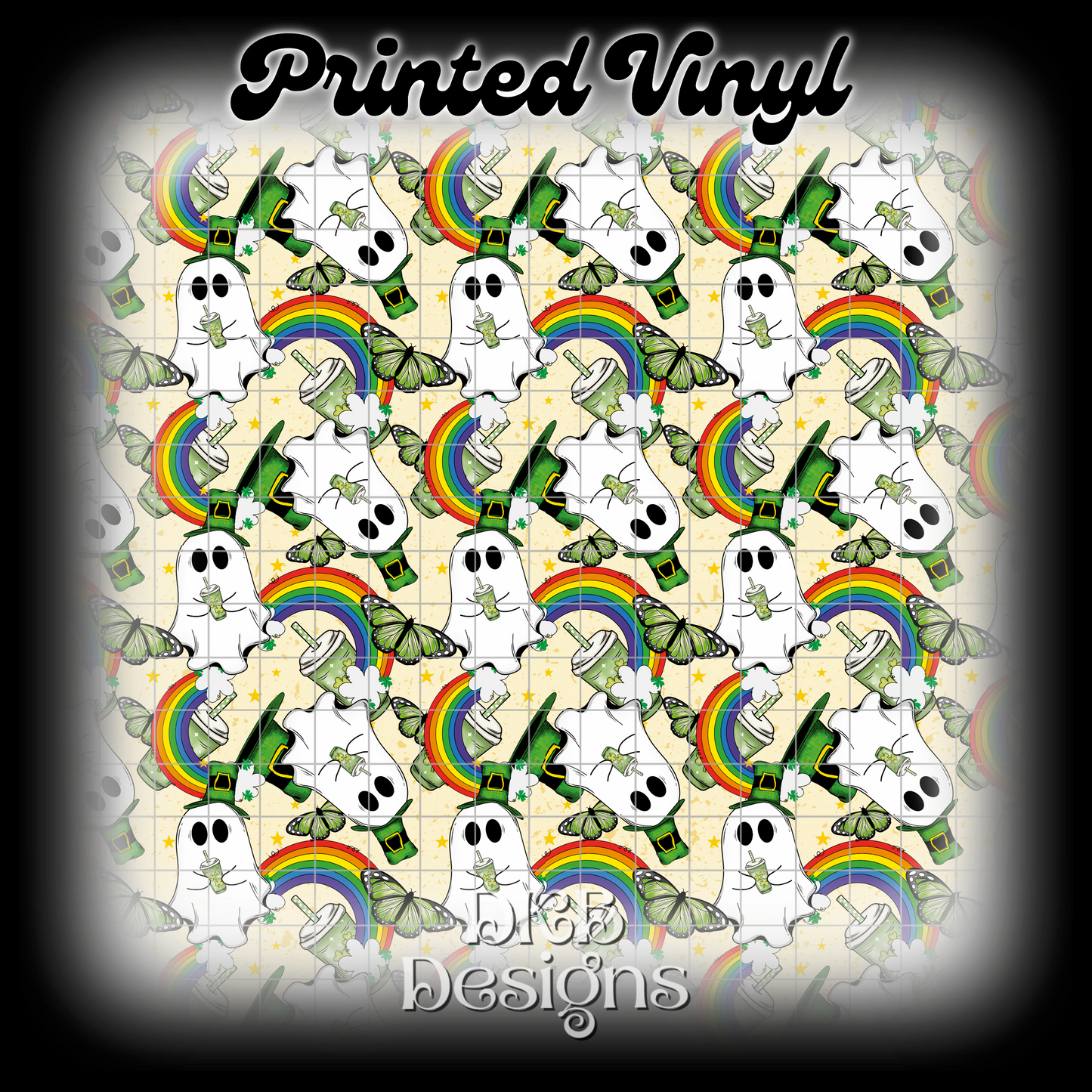 St pattys ghosts Printed Vinyl