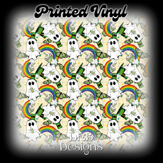 St pattys ghosts Printed Vinyl