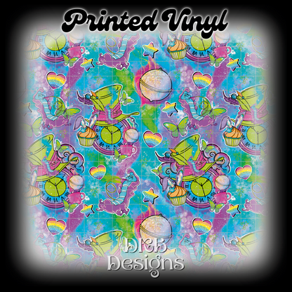 Time is a thief Printed Vinyl