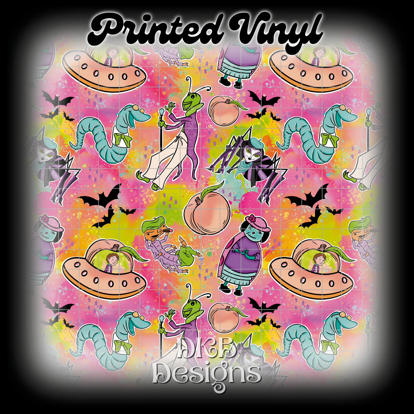 Giant peach Printed Vinyl