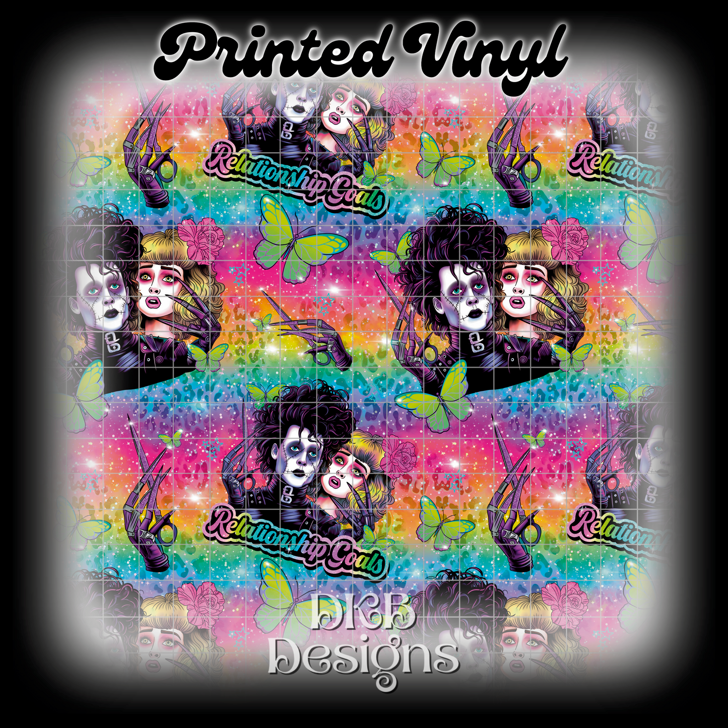 Relationship goals Printed Vinyl