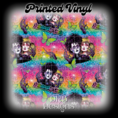 Relationship goals Printed Vinyl