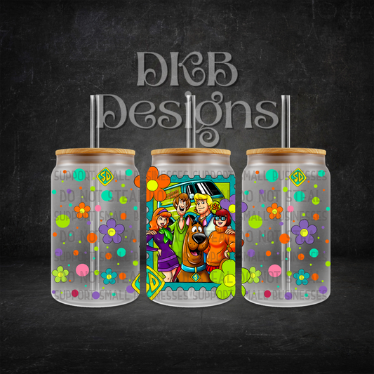 SD 16oz glass can UV DTF