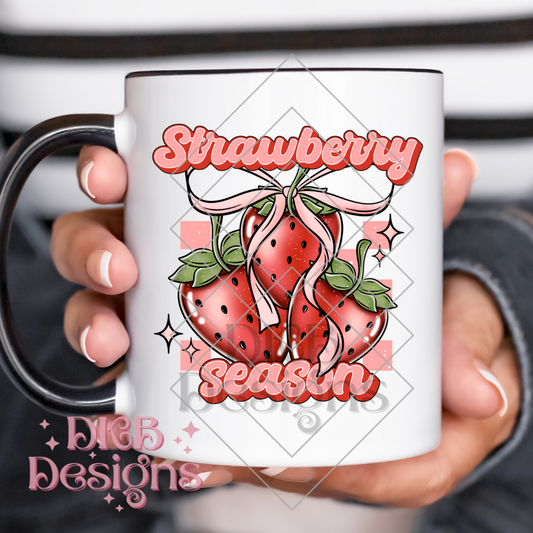Strawberry season UV DTF