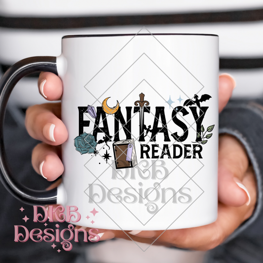 Fantasy reader UV DTF