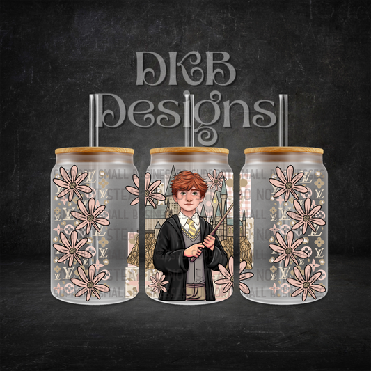 Luxury 16oz glass can UV DTF