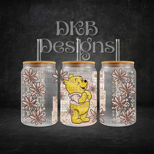 Luxury 16oz glass can UV DTF