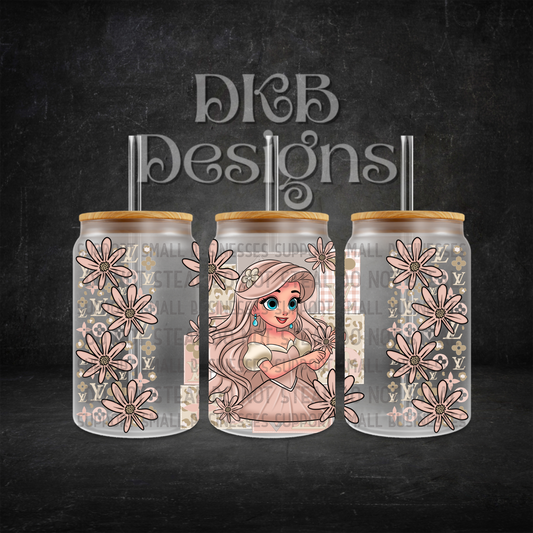 Luxury 16oz glass can UV DTF