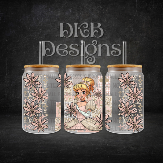 Luxury 16oz glass can UV DTF