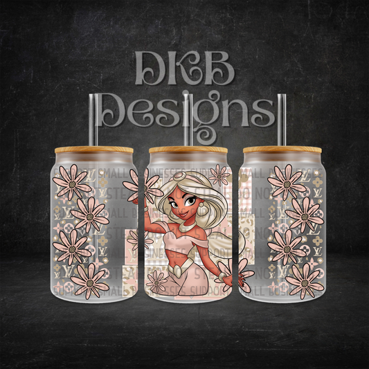 Luxury 16oz glass can UV DTF