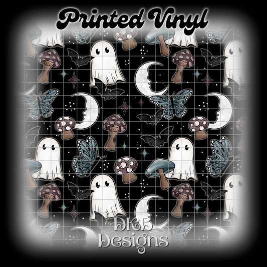 Cottagecore ghostie Printed Vinyl