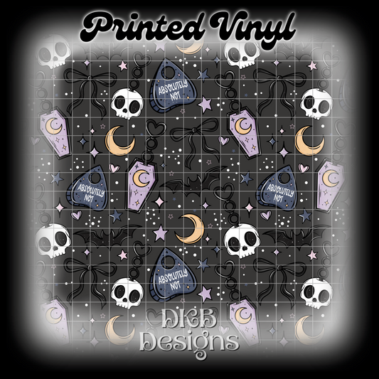 Absolutely not Printed Vinyl