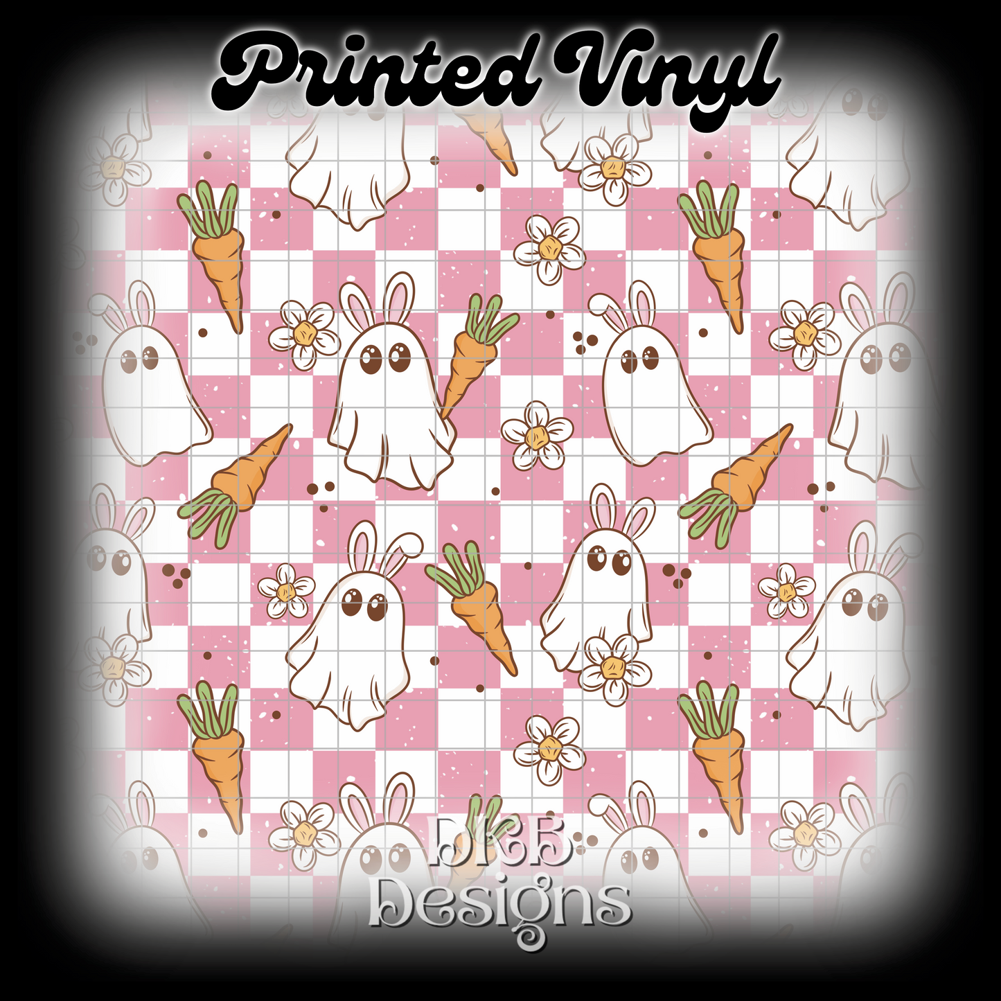 Bunny ghosts Printed Vinyl