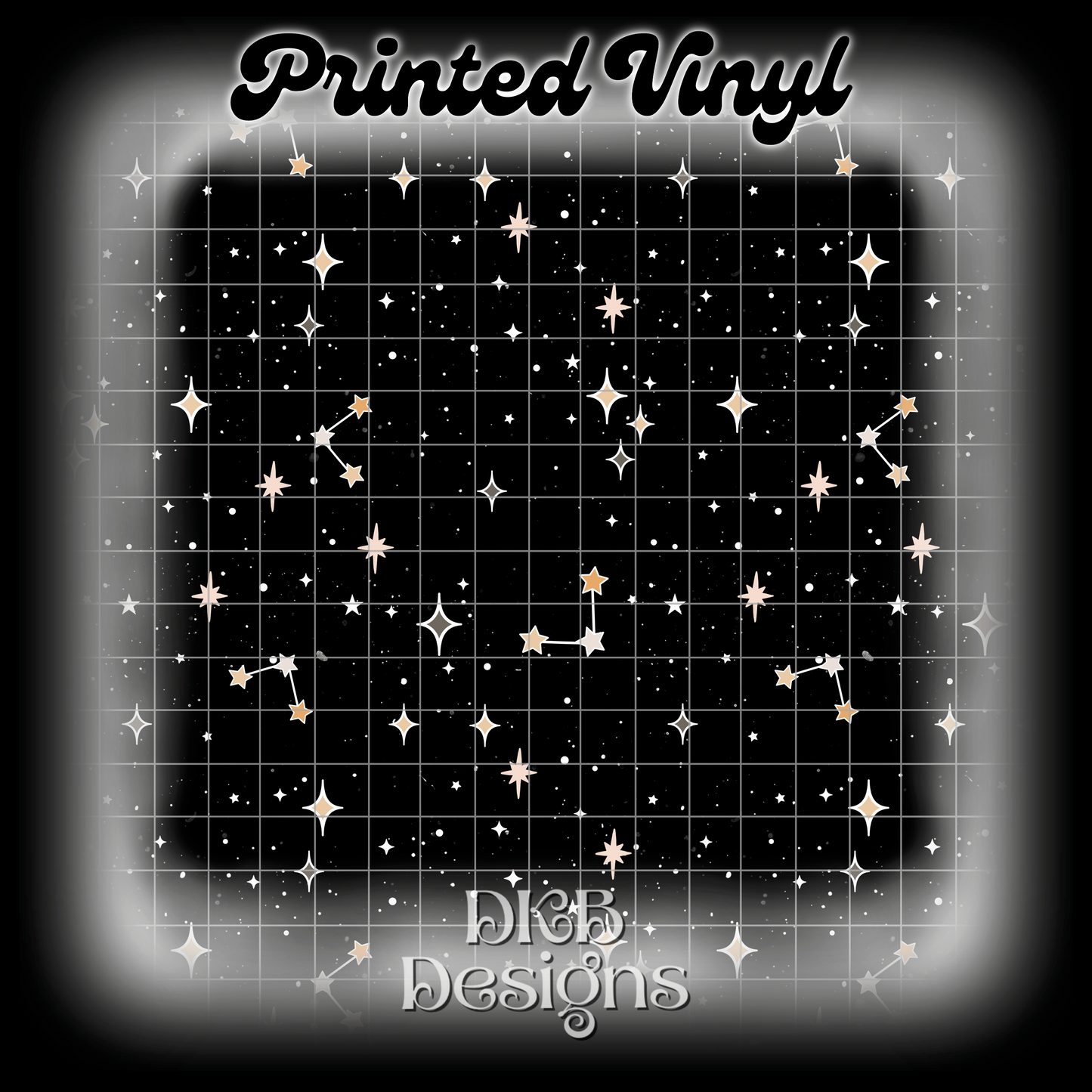 Stars Printed Vinyl