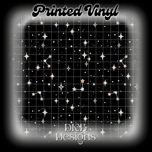Stars Printed Vinyl