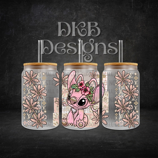 Luxury 16oz glass can UV DTF