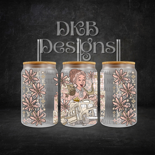 Luxury 16oz glass can UV DTF