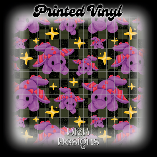 Dragon Printed Vinyl