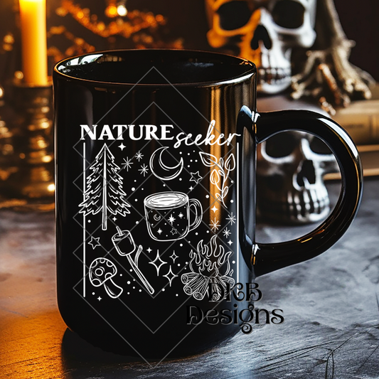 Nature seeker white UV DTF