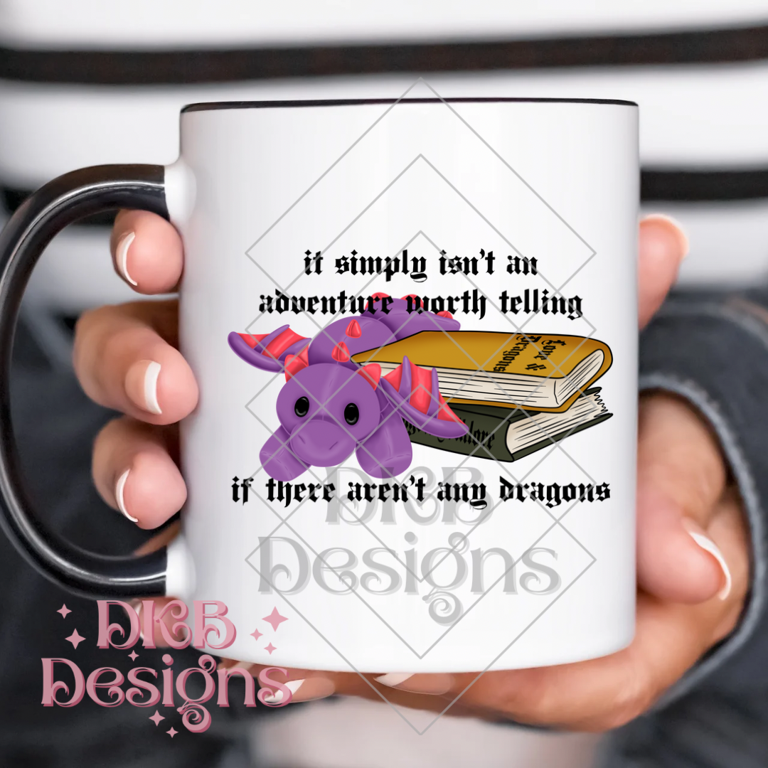 Adventure worth telling black UV DTF