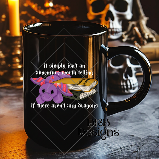 Adventure worth telling white UV DTF