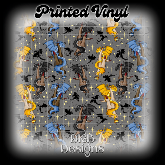 Divine fire Printed Vinyl