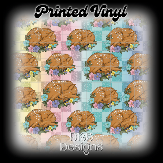 Dreaming of spring Printed Vinyl