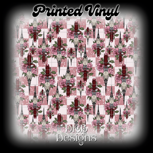 Cut loose ends Printed Vinyl