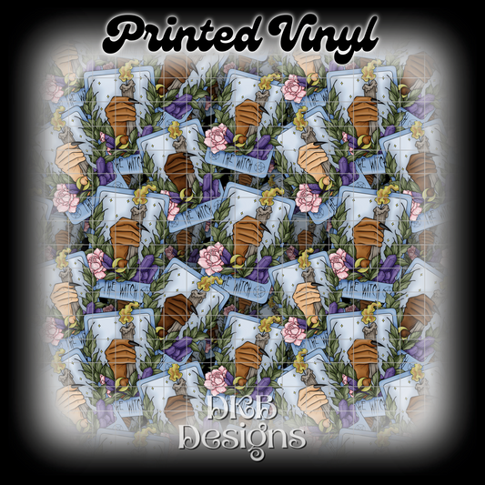 The witch Printed Vinyl