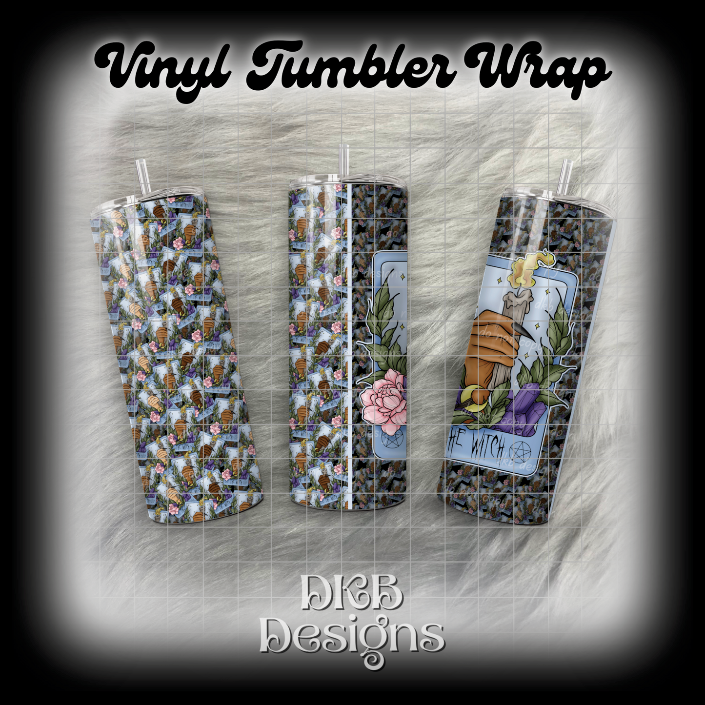 The witch 2 vinyl tumbler wrap