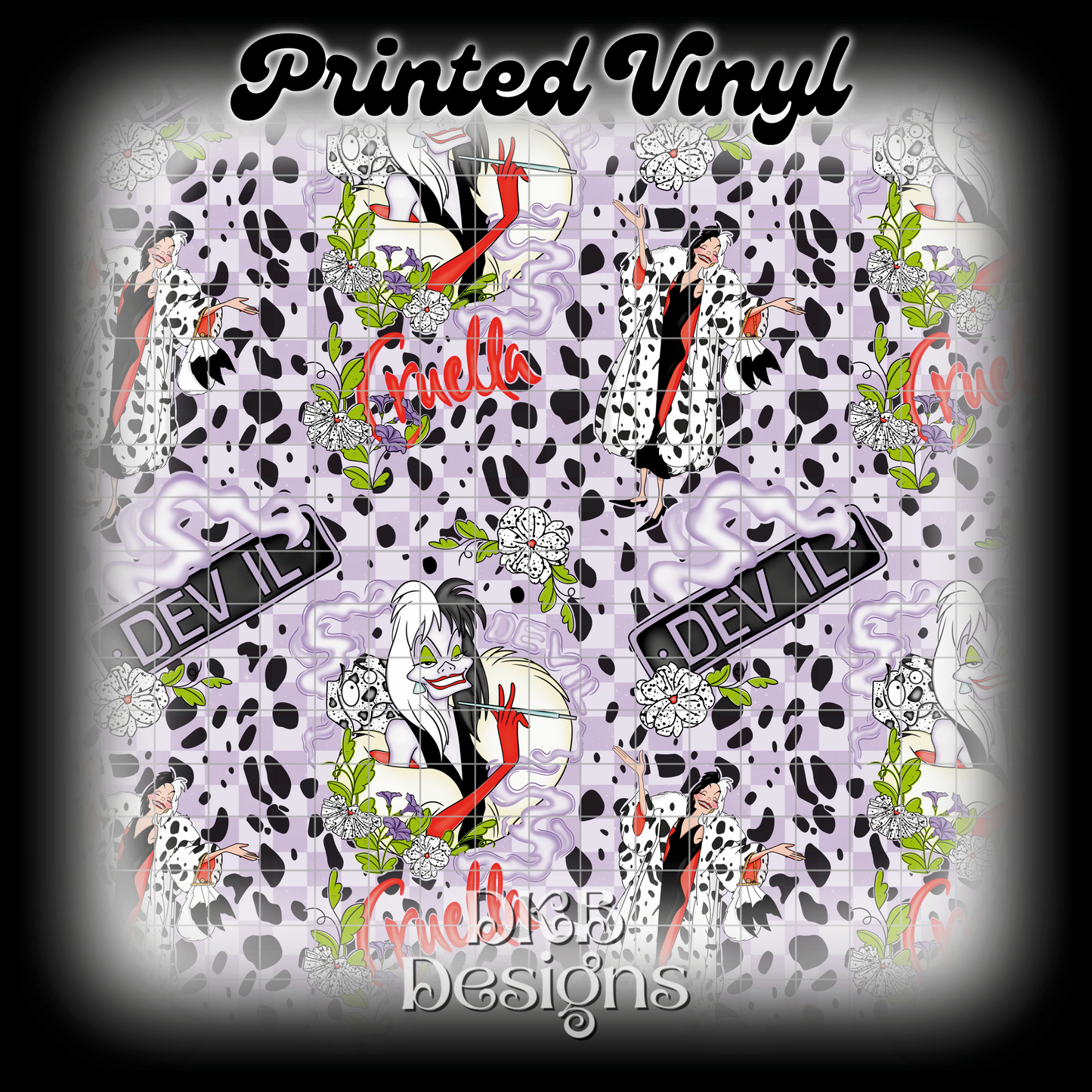 Dev il Printed Vinyl