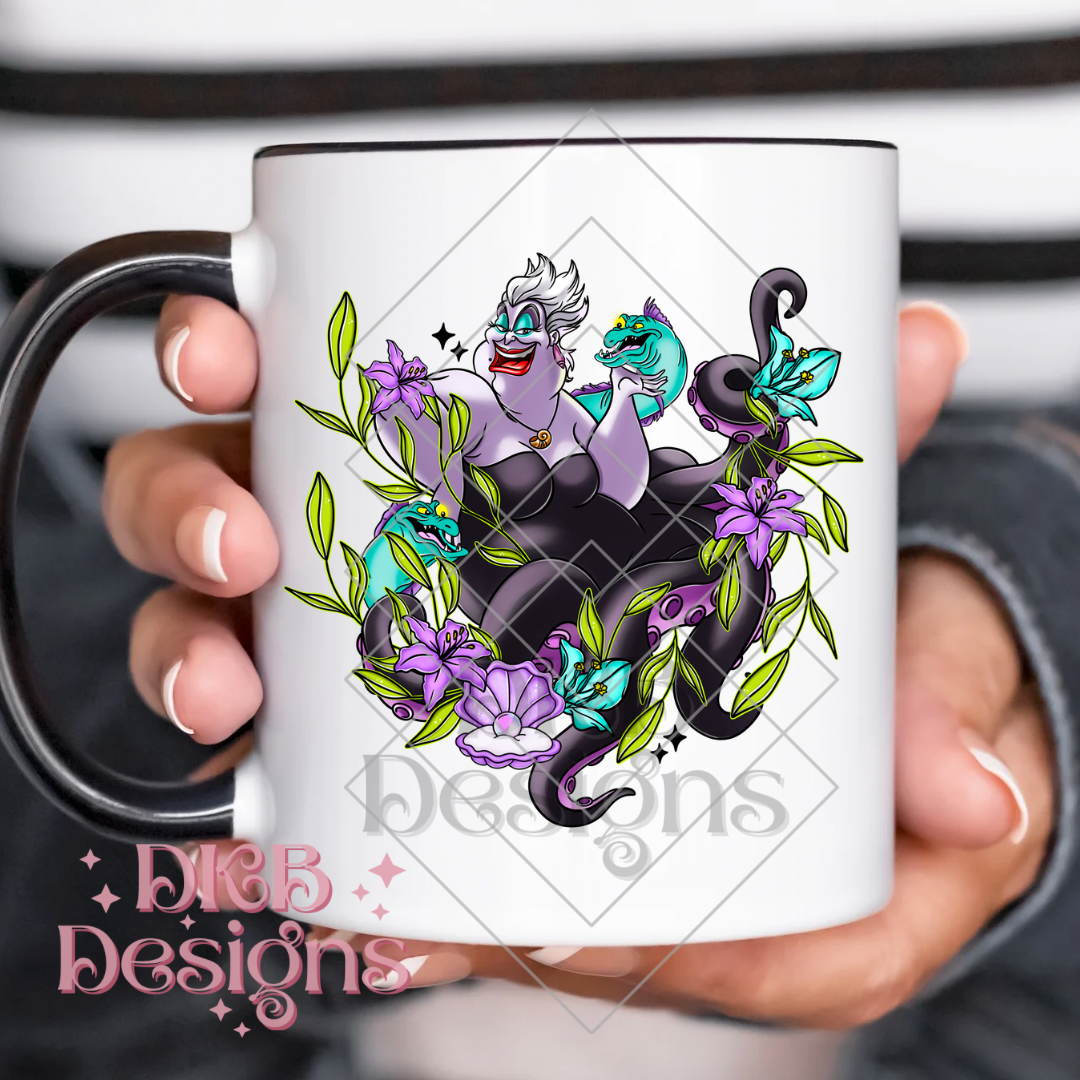 Sea witch floral UV DTF