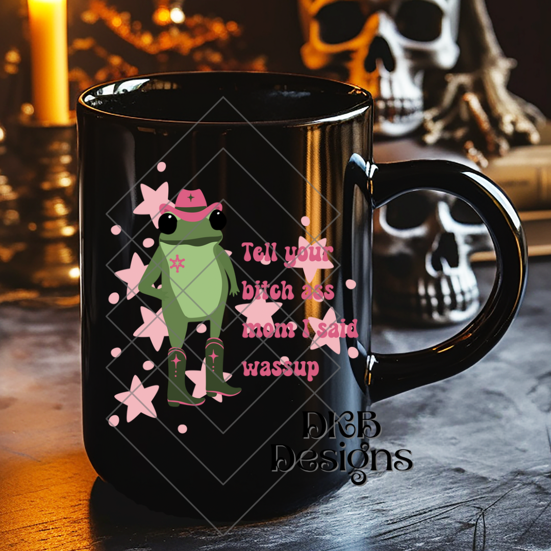 Bitch ass mom UV DTF