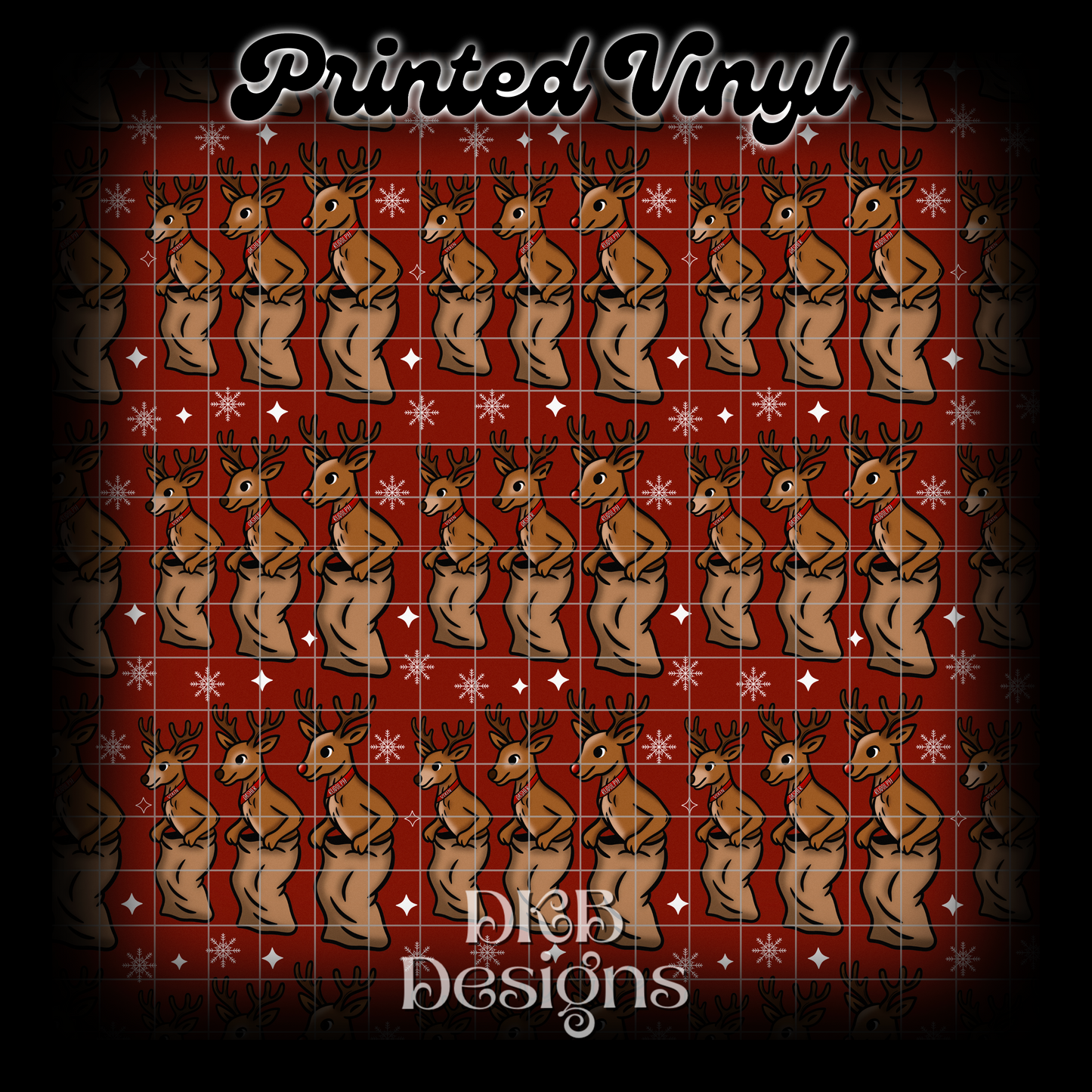 Potato sac race Printed Vinyl