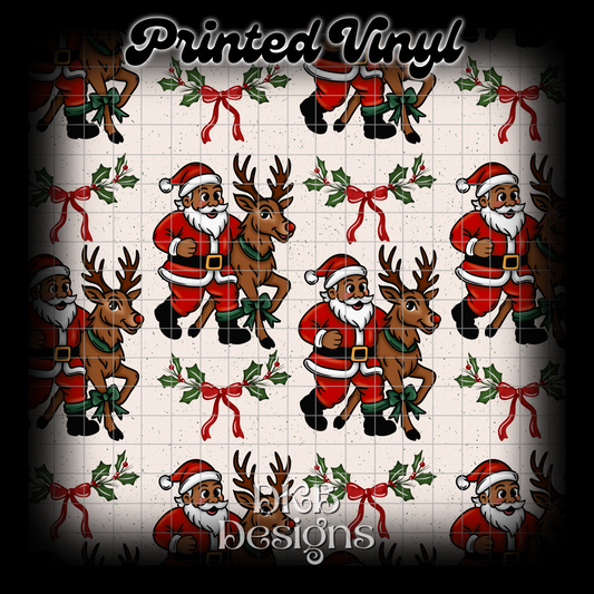 Five legged race Printed Vinyl