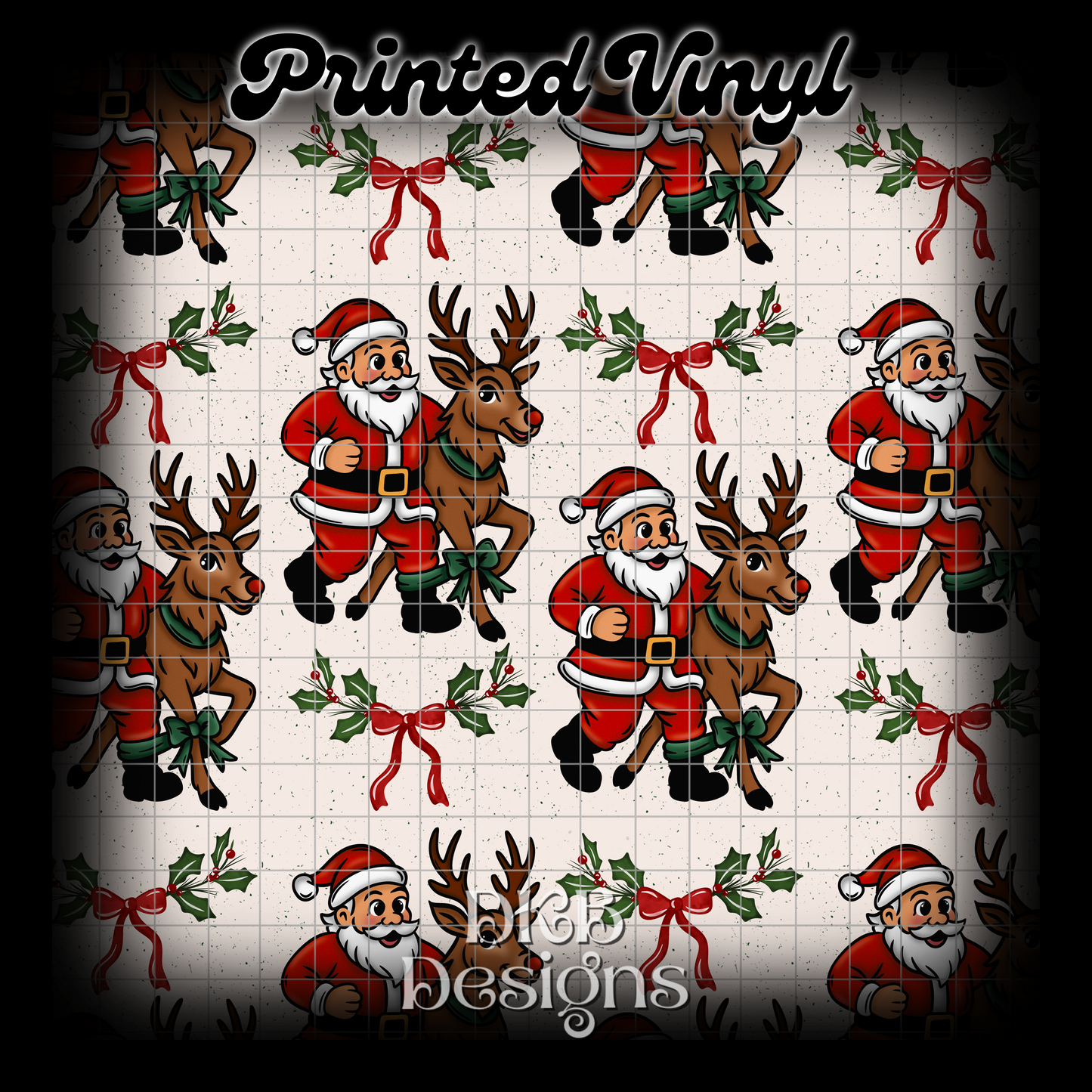 Five legged race Printed Vinyl