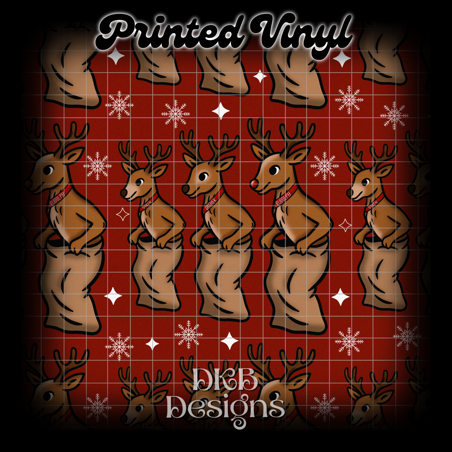 Potato sac race Printed Vinyl