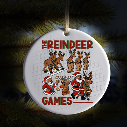 The Reindeer games red UV DTF