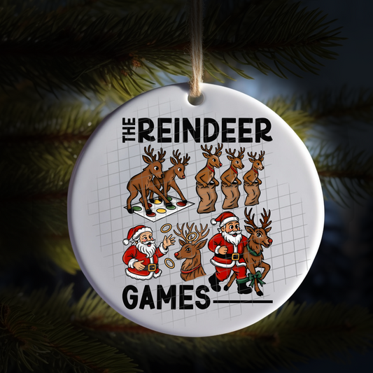 The Reindeer games black UV DTF