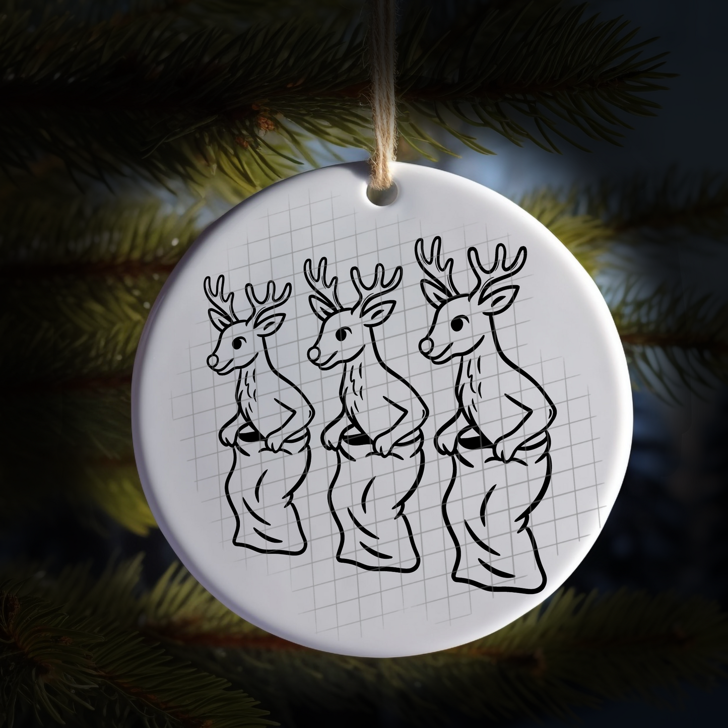 Potato sac race black UV DTF