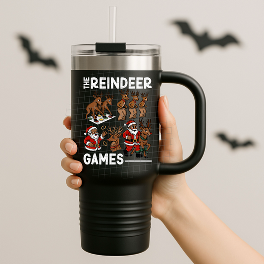 The Reindeer games white UV DTF