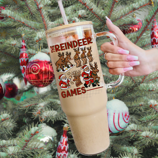 The Reindeer games red UV DTF