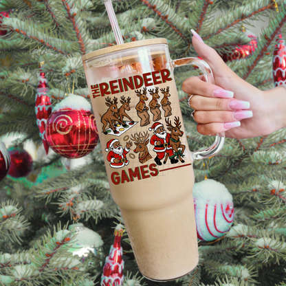 The Reindeer games red UV DTF
