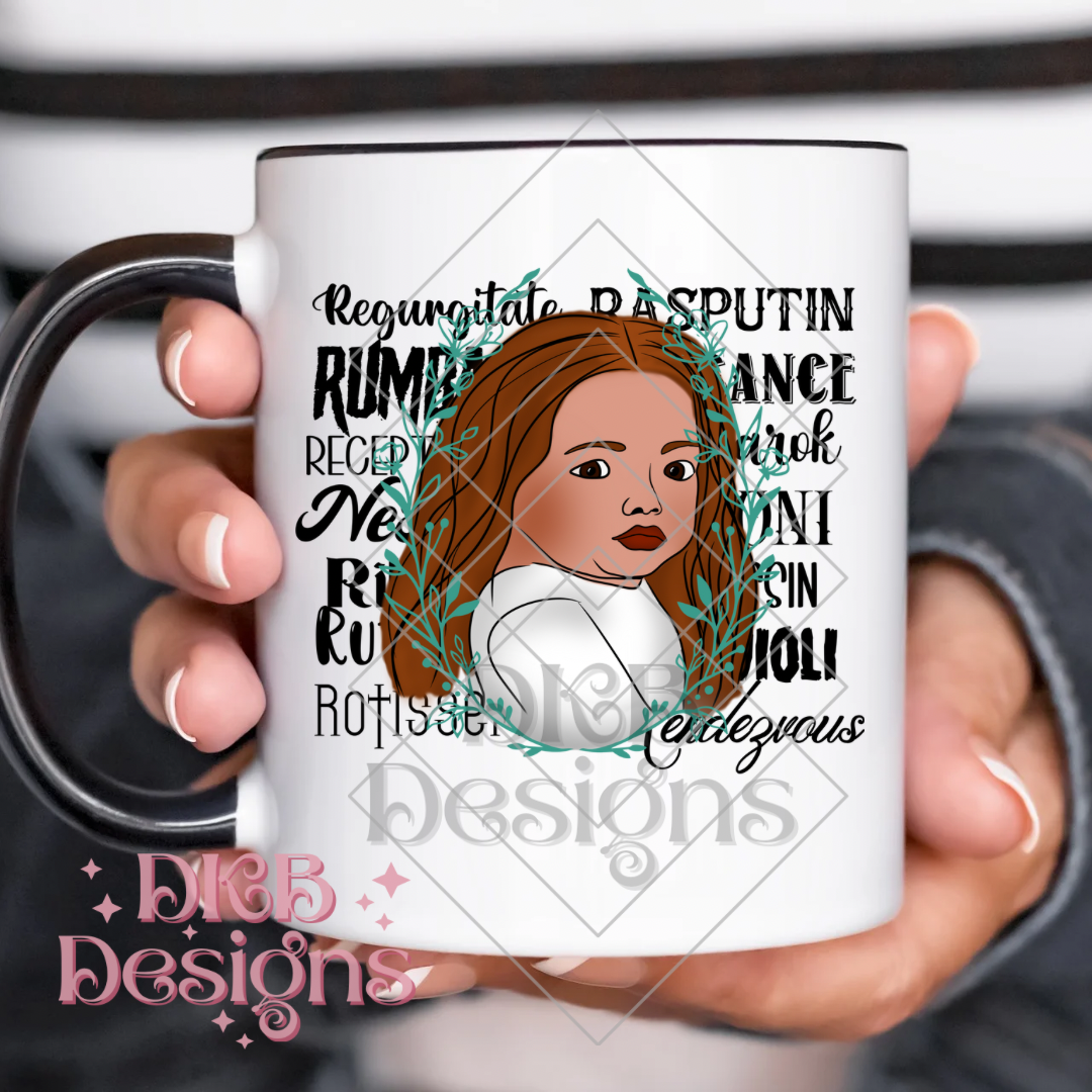 Rattie names black UV DTF