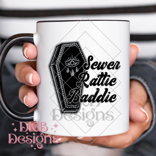 Sewer rattie baddie UV DTF