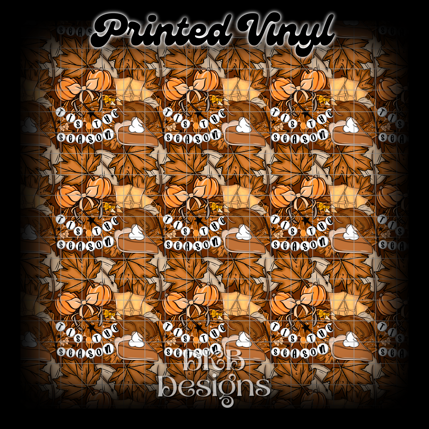 Tis the season Printed Vinyl