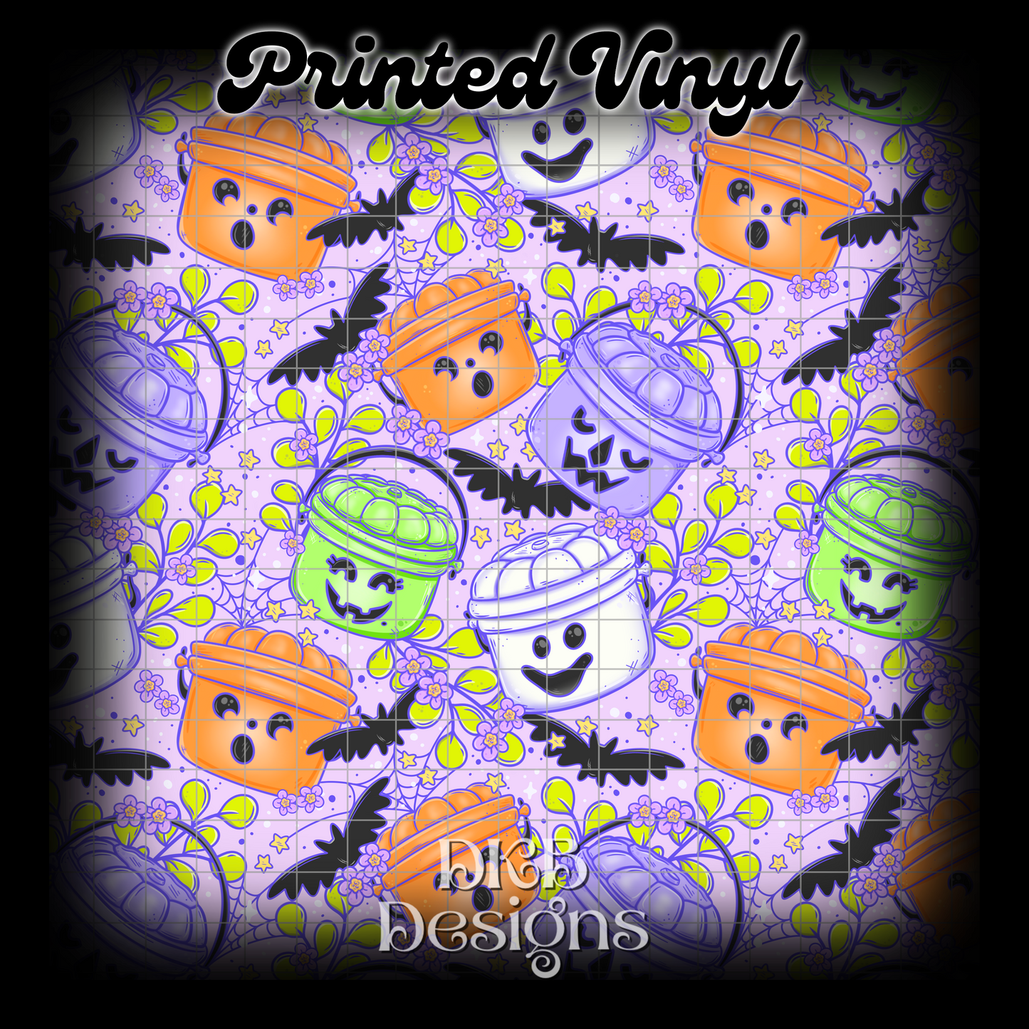 Boo buckets Printed Vinyl