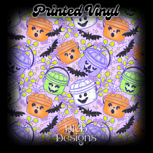 Boo buckets Printed Vinyl