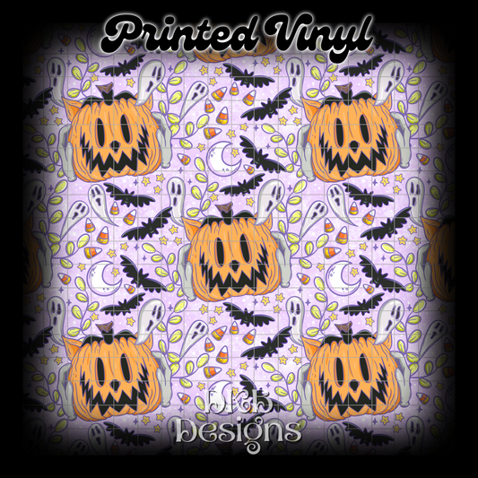 Happy haunts Printed Vinyl