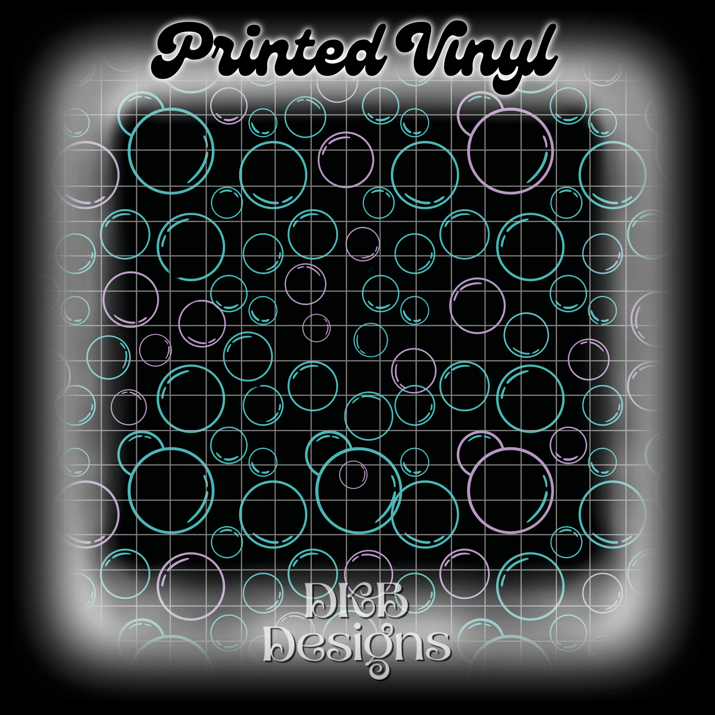 Bubbles Printed Vinyl